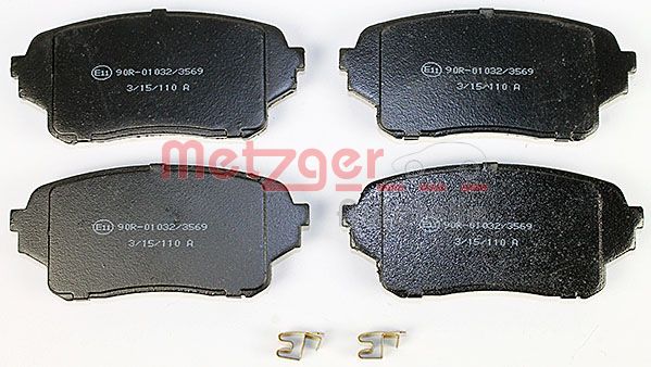 METZGER 1170669 Bremsbelagsatz, Scheibenbremse